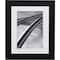 Craig Frames Bauhaus Mystic Satin Black Picture Frame with Mat
